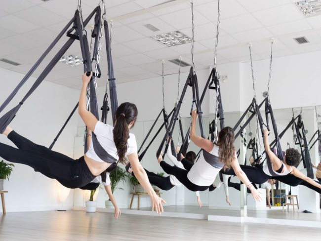 pilates columpio fisiona salburua clase dirigida vitoria-gasteiz